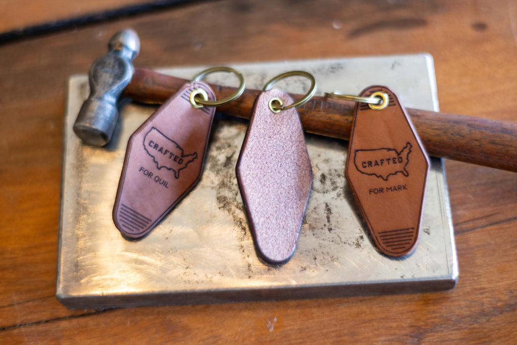 Leather Hotel Keychain