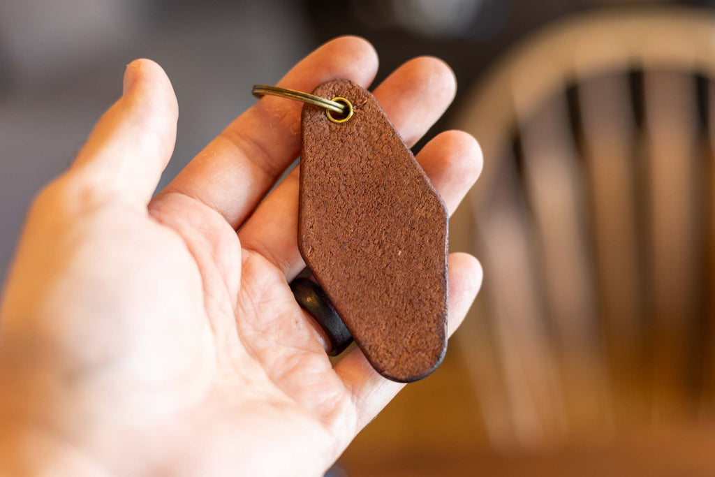Leather Hotel Keychain