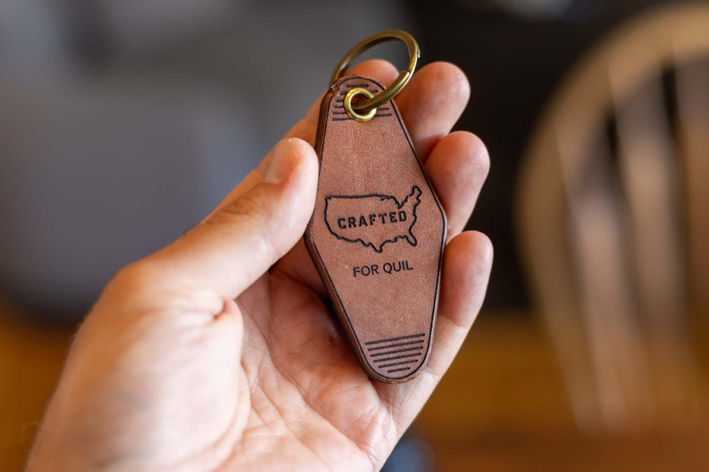Leather Hotel Keychain