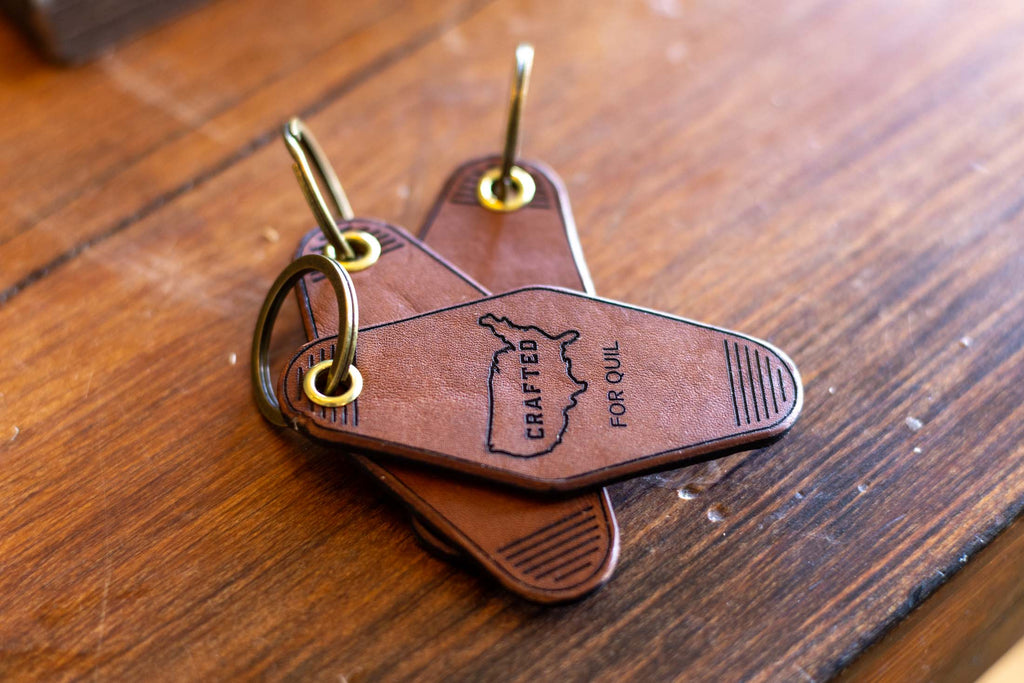 Leather Hotel Keychain